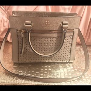 Designer Kate Spade Gray Purse Handbag